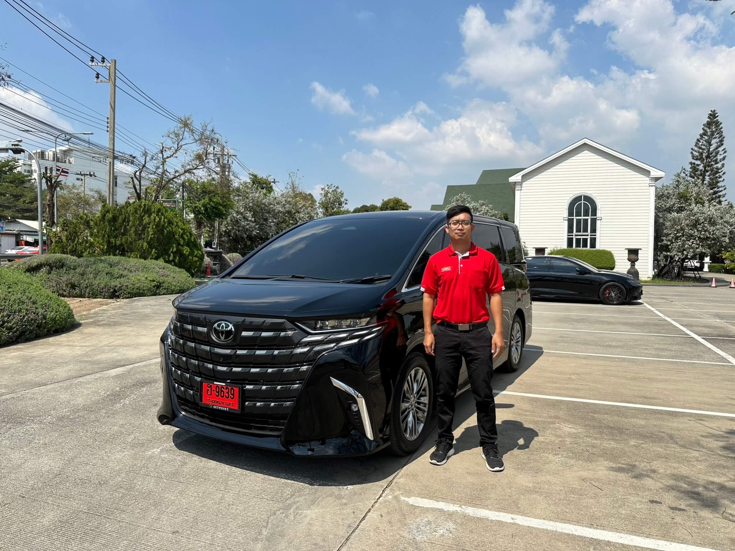 Alphard car rental service with driver