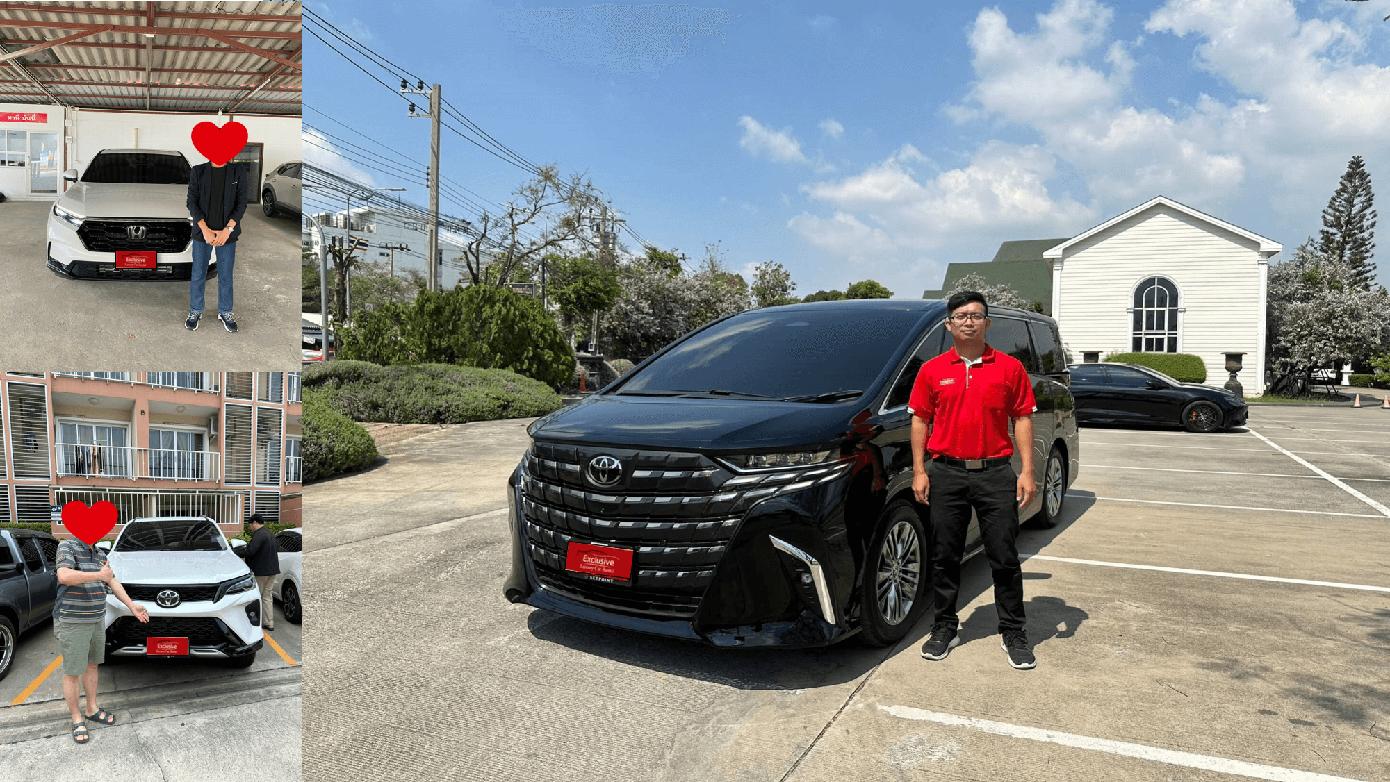 Bangkok car rental service, many models, many types