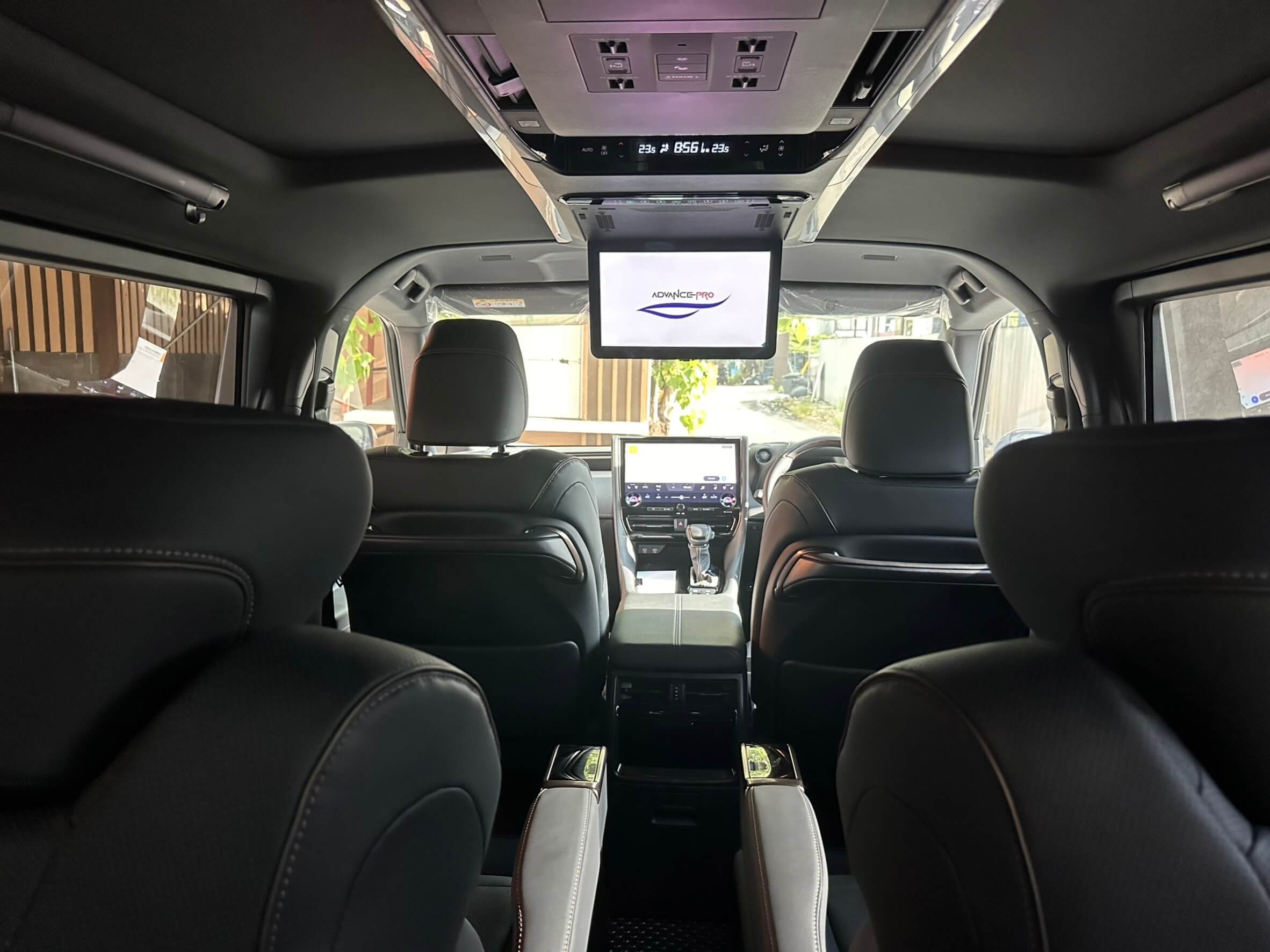 Interior pictures of Alphard car rental in Samut Prakan