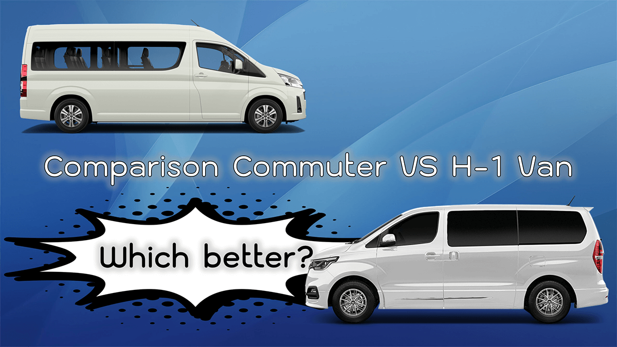 เปรียบเทียบรถตู้ Commuter VS รถตู้ H-1